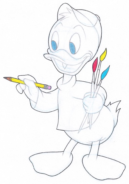 Dewey-Duck-Art-Supplies