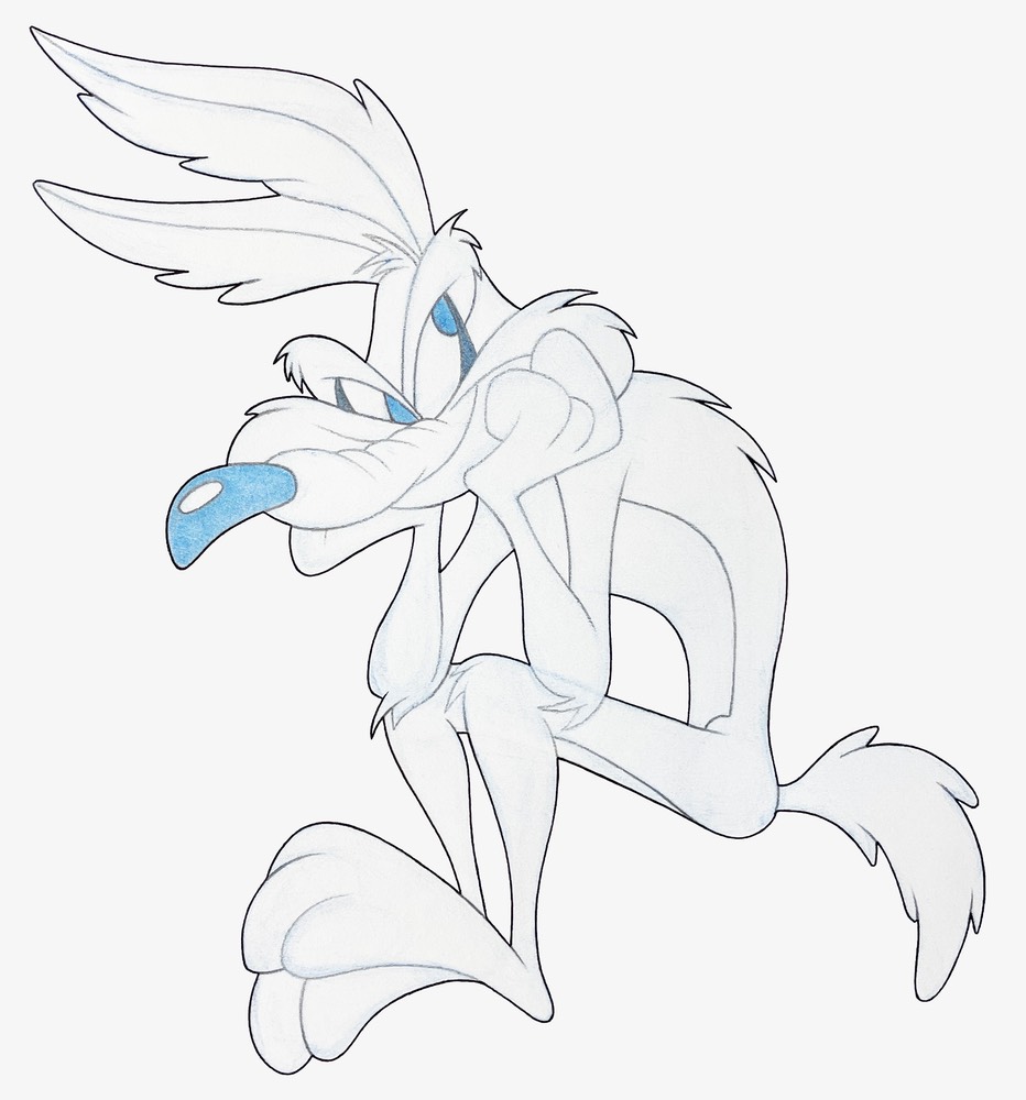 Wile E. Coyote Sitting