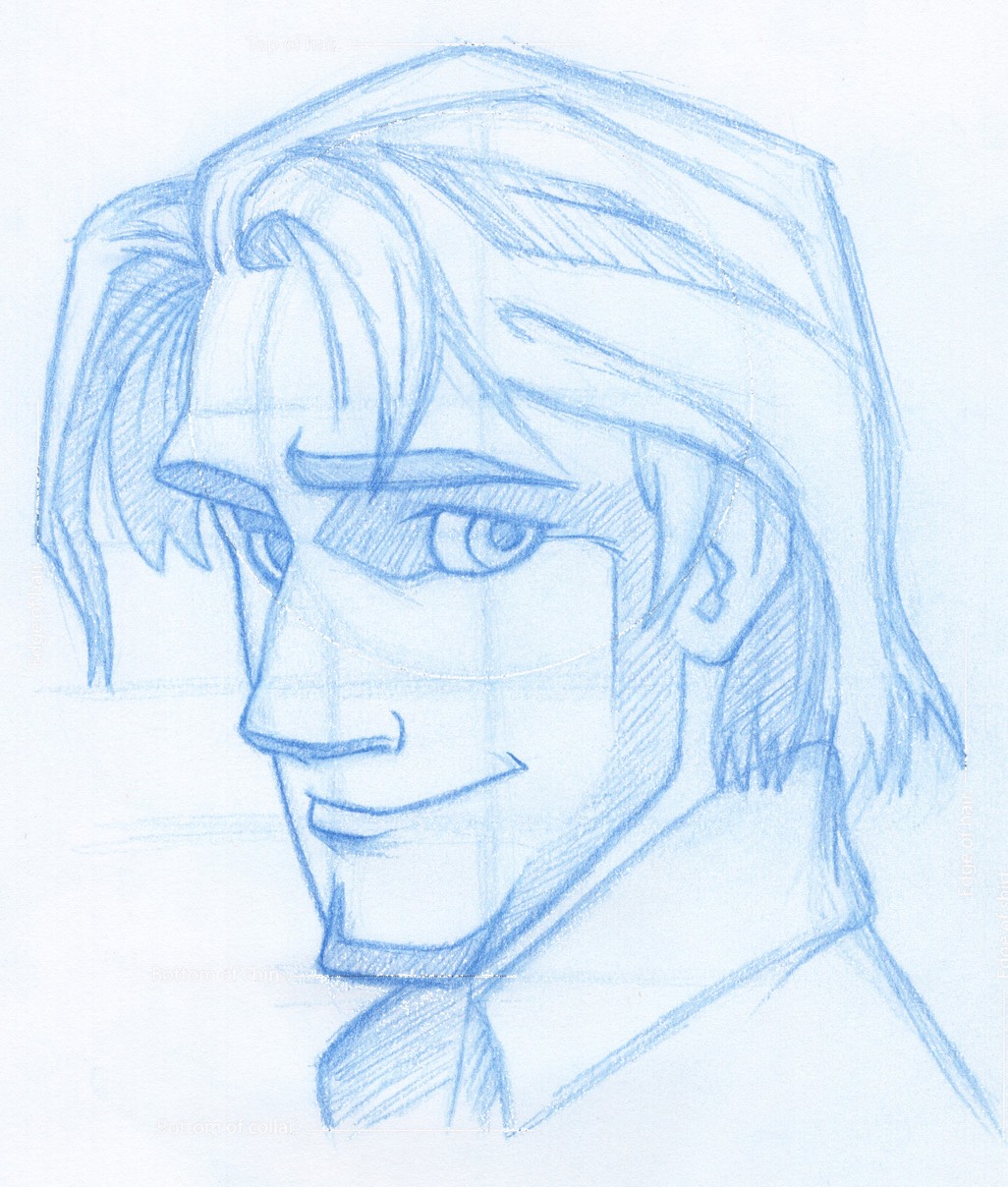 Flynn Rider Drawing Back Flynn Rider Line Drawing